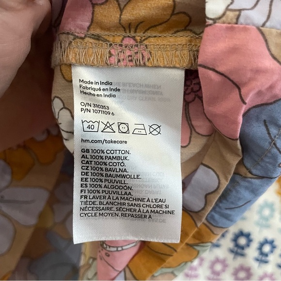 H&M floral dress - girls Size 5T - Picture 6 of 6